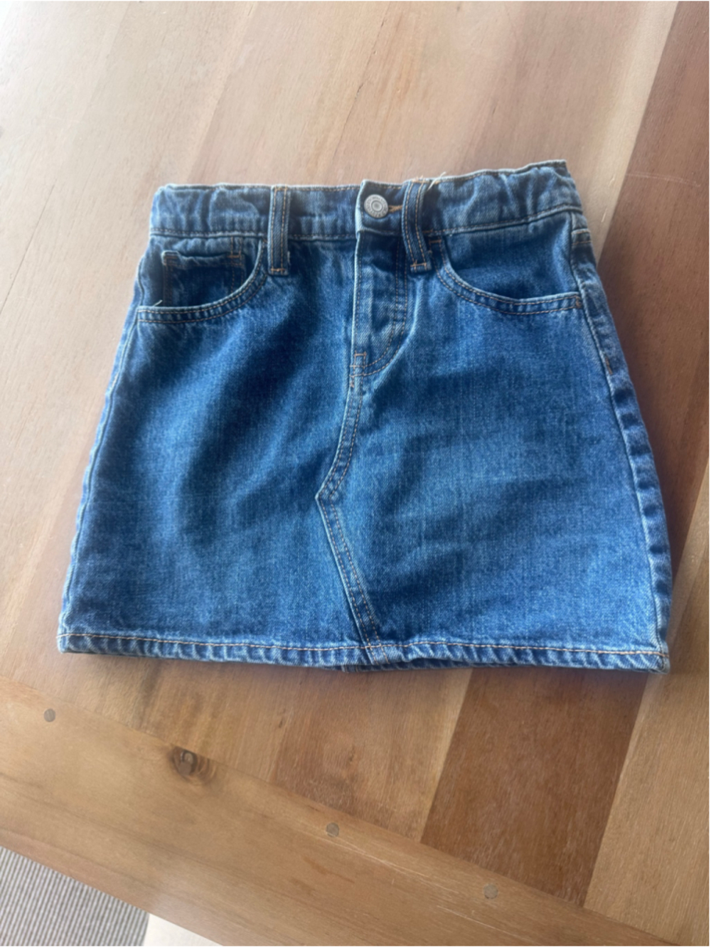 Girls Old Navy Denim Skirt Size S Blue